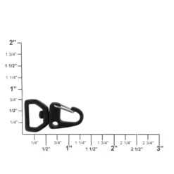 C5240 1/2" PVD Black Matte, Swivel Lever Snap, Flat Base, Solid Brass-LL 9 C5240 1/2" PVD Black Matte, Swivel Lever Snap, Flat Base, Solid Brass-LL -Buckleguy C5240 0I PVDBM LL1 74879.1667227334