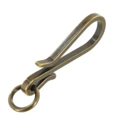 C5462 Antique Brass, Fish Hook Key Chain, Solid Brass-LL -Buckleguy C5462 0A DOEB LL02 62769.1701787214