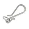C5462 Nickel Matte, Fish Hook Key Chain, Solid Brass-LL -Buckleguy C5462 0A NMR2 LL04 15512.1701787200
