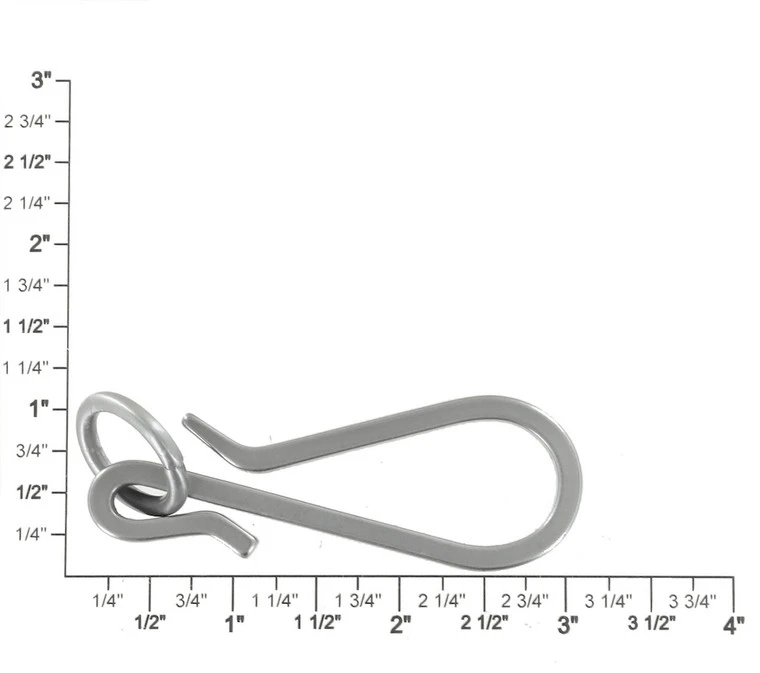 C5462 Nickel Matte, Fish Hook Key Chain, Solid Brass-LL 8 C5462 Nickel Matte, Fish Hook Key Chain, Solid Brass-LL - Image 6