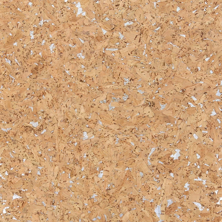 Italian Cork Fabric, Continuous Sheet, Large Chunk Pattern, Natural W/ Silver Flecks 5 Italian Cork Fabric, Continuous Sheet, Large Chunk Pattern, Natural W/ Silver Flecks - Image 3