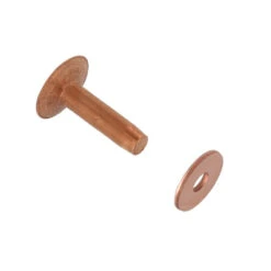 CRB08 #8 Copper Rivets W/ Burrs, Solid Copper (1lb. Bag)