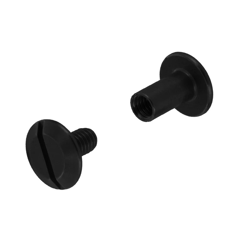 Chicago Screws, Flat Cap, Black Matte, Solid Brass-LL (50 Per Bag), Multiple Sizes 4 Chicago Screws, Flat Cap, Black Matte, Solid Brass-LL (50 Per Bag), Multiple Sizes - Image 2