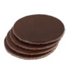 Leather Coasters, Wickett & Craig Traditional Harness, 4" Circle, Chocolate B Grade (250pc Set) -Buckleguy Chocolate Coasters02 95659 66872.1715698626