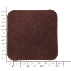 Leather Coasters, Wickett & Craig Traditional Harness, Square, Chocolate (4pc Set) -Buckleguy Chocolate Coasters05 16915.1634821552