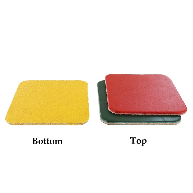 4th Of July Leather Coasters, Ketchup-Mustard-Relish, Wickett & Craig, Square 4 4th Of July Leather Coasters, Ketchup-Mustard-Relish, Wickett & Craig, Square - Image 2