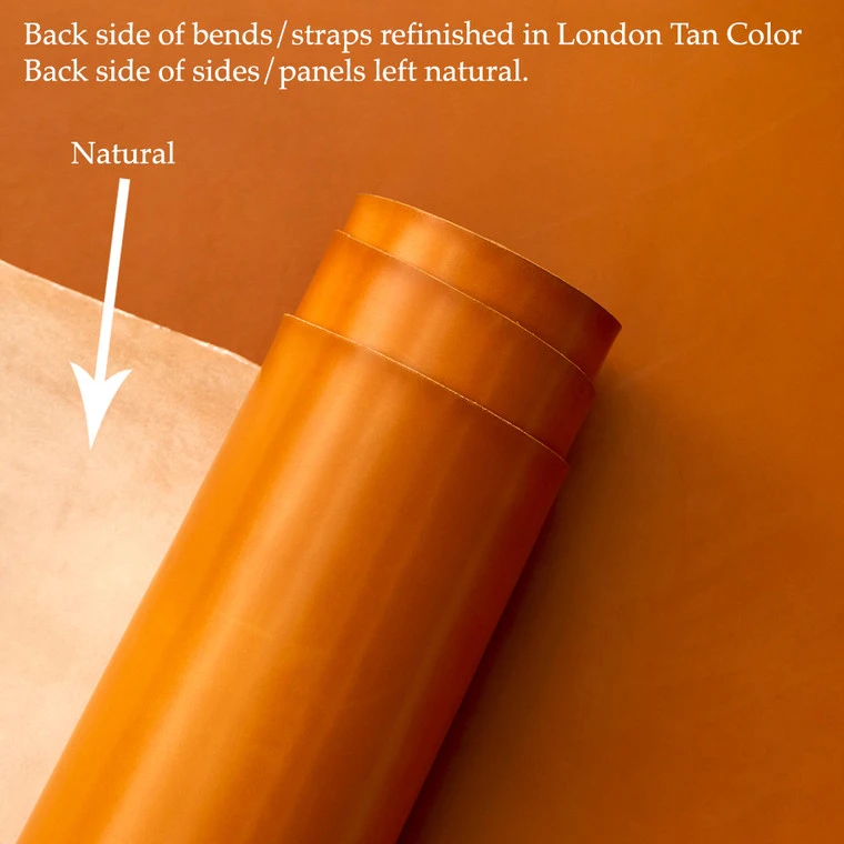 Sedgwick English Bridle Leather, Bend, 9-10oz, London Tan 4 Sedgwick English Bridle Leather, Bend, 9-10oz, London Tan - Image 2