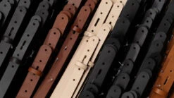 Wickett & Craig Finished Leather Belt, English Bridle, Dark Brown -Buckleguy DSC01918 74584.1707501273