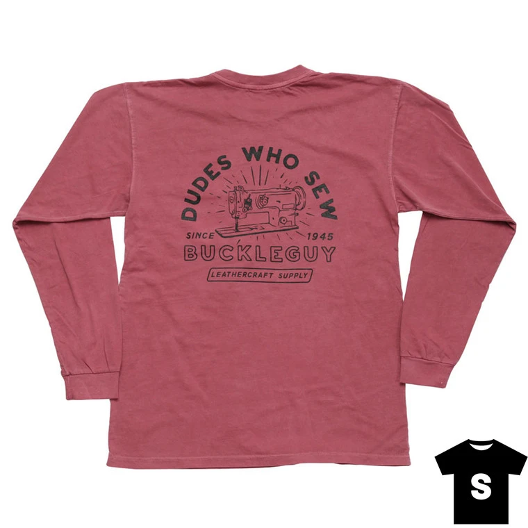 First Edition T-Shirt, "Dudes Who Sew" Long Sleeve, Smoked Paprika, Small 3 First Edition T-Shirt, "Dudes Who Sew" Long Sleeve, Smoked Paprika, Small