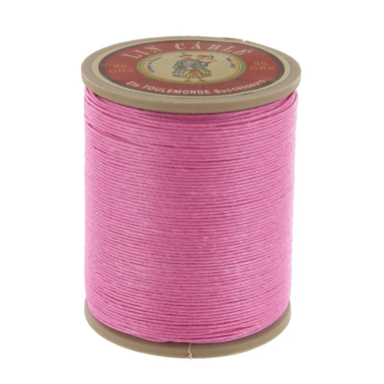 Fil Au Chinois Lin Cable, Waxed Linen Thread, Candy (200) 3 Fil Au Chinois Lin Cable, Waxed Linen Thread, Candy (200)