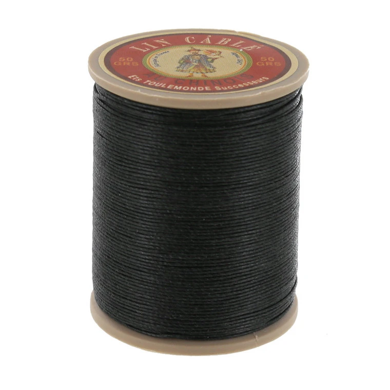 Fil Au Chinois Lin Cable, Waxed Linen Thread, Pine (494) 3 Fil Au Chinois Lin Cable, Waxed Linen Thread, Pine (494)