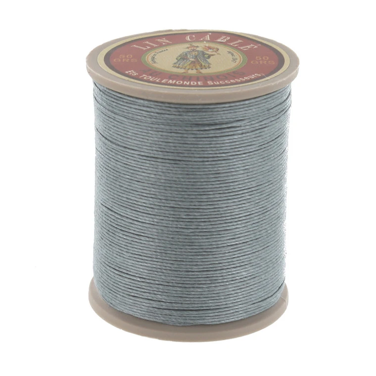 Fil Au Chinois Lin Cable, Waxed Linen Thread, Mouse (992) 3 Fil Au Chinois Lin Cable, Waxed Linen Thread, Mouse (992)