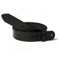 Wickett & Craig Finished Leather Belt, English Bridle, Black