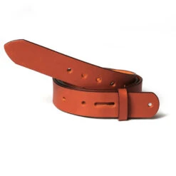 Wickett & Craig Finished Leather Belt, English Bridle, Chestnut
