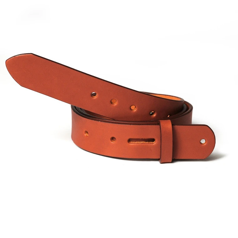 Wickett & Craig Finished Leather Belt, English Bridle, Chestnut 3 Wickett & Craig Finished Leather Belt, English Bridle, Chestnut
