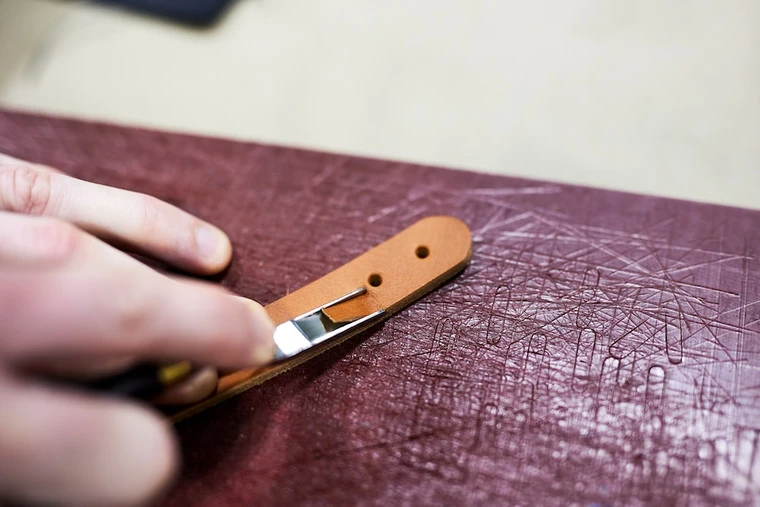 BG Leather French Edge Skiver, Multiple Sizes 7 BG Leather French Edge Skiver, Multiple Sizes - Image 5