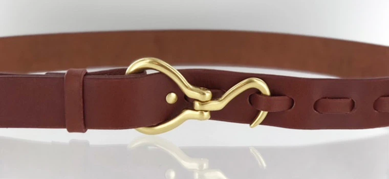 B3301 1 1/4" Natural Brass, Hoof Pick Buckle, Solid Brass-LL 5 B3301 1 1/4" Natural Brass, Hoof Pick Buckle, Solid Brass-LL - Image 3