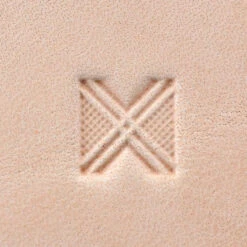 Geometric, 'X' Shape #1, Leather Stamping Tool