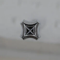 Geometric, 'X' Shape #3, Leather Stamping Tool -Buckleguy Geometric X Shape 3 Leather Stamping Tool 23900.1640023507