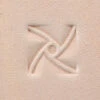 Geometric, 'X' Spin, Leather Stamping Tool, Multiple Sizes 2 Geometric, 'X' Spin, Leather Stamping Tool, Multiple Sizes -Buckleguy Geometric X Spin Leather Stamping Tool Large 81272.1640100522