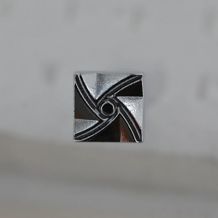 Geometric, 'X' Spin, Leather Stamping Tool, Multiple Sizes 4 Geometric, 'X' Spin, Leather Stamping Tool, Multiple Sizes - Image 2