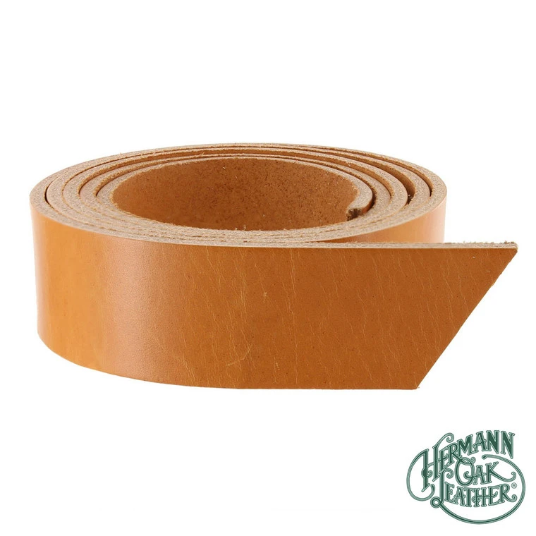 Hermann Oak English Bridle Leather Strap, London Tan, 55" To 60" Long, 8-10oz 3 Hermann Oak English Bridle Leather Strap, London Tan, 55" To 60" Long, 8-10oz