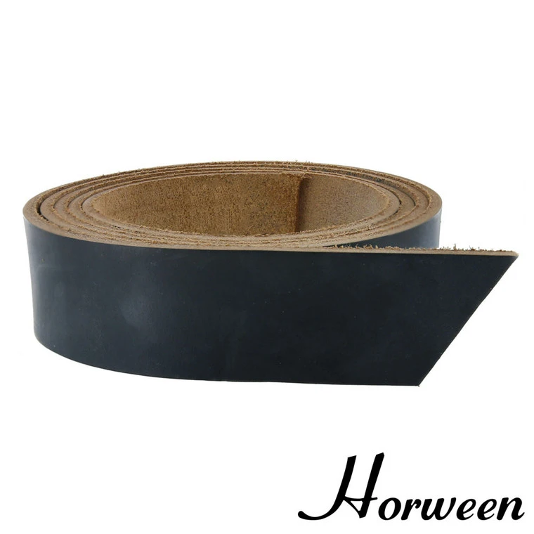 Horween Chromexcel Leather Strap, Navy, 55" To 60" Long, Multiple Weights 3 Horween Chromexcel Leather Strap, Navy, 55" To 60" Long, Multiple Weights