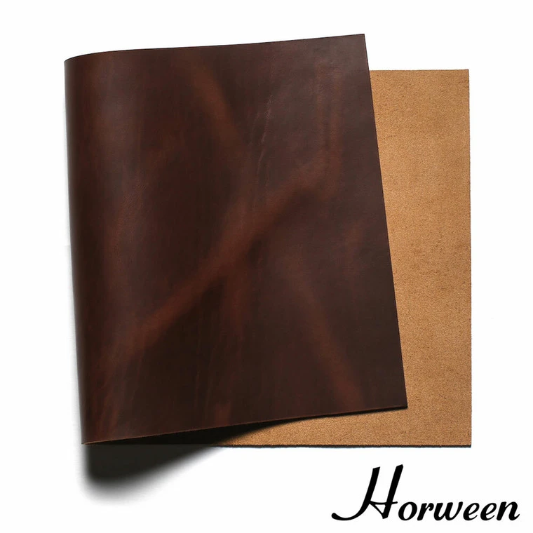 Horween Cavalier Leather Scrap, Carolina Brown, Mixed, Weight 25.5lb 4 Horween Cavalier Leather Scrap, Carolina Brown, Mixed, Weight 25.5lb - Image 2
