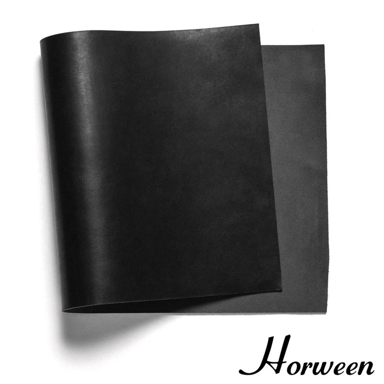 Horween Essex Leather Panel, Black 3 Horween Essex Leather Panel, Black
