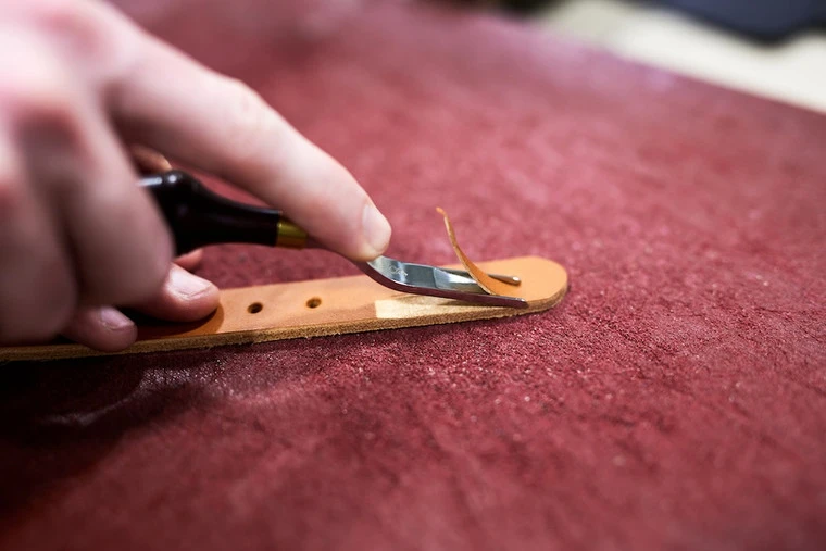 BG Leather French Edge Skiver, Multiple Sizes 8 BG Leather French Edge Skiver, Multiple Sizes - Image 6