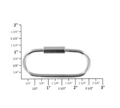 C5206 2-1/4" Nickel Plate, Oval Key Ring W/ Spring, Solid Brass-LL 9 C5206 2-1/4" Nickel Plate, Oval Key Ring W/ Spring, Solid Brass-LL -Buckleguy Key Ring NP02 70385.1674594989