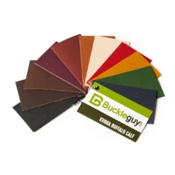 Korba Buffalo Calf Leather Swatches, 3-3.5oz
