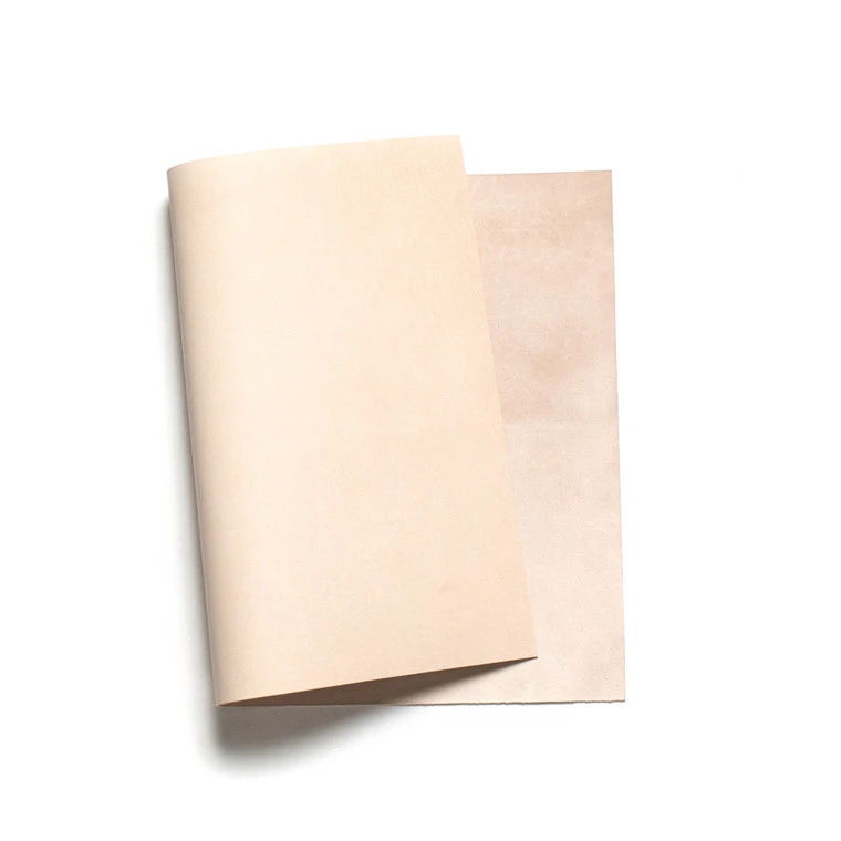 Korba Buffalo Calf, Burnishable Veg Tanned Panels, Natural, 3/3.5oz 3 Korba Buffalo Calf, Burnishable Veg Tanned Panels, Natural, 3/3.5oz