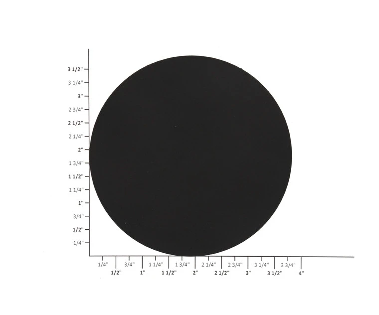 Leather Coasters, Wickett & Craig English Bridle, Circle, Black (4pc Set) 5 Leather Coasters, Wickett & Craig English Bridle, Circle, Black (4pc Set) - Image 3