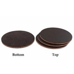 Leather Coasters, Wickett & Craig English Bridle, 4" Circle, Dark Brown (250pc Set) 6 Leather Coasters, Wickett & Craig English Bridle, 4" Circle, Dark Brown (250pc Set) -Buckleguy LG COC WC EB DB2 49446 16038.1693236612
