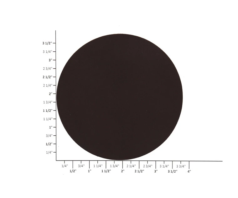 Leather Coasters, Wickett & Craig English Bridle, Circle, Dark Brown (4pc Set) 5 Leather Coasters, Wickett & Craig English Bridle, Circle, Dark Brown (4pc Set) - Image 3