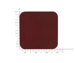 Leather Coasters, Wickett & Craig English Bridle, Square, Burgundy (4pc Set) 8 Leather Coasters, Wickett & Craig English Bridle, Square, Burgundy (4pc Set) -Buckleguy LG COS WC EB BUR3 38188.1496427045
