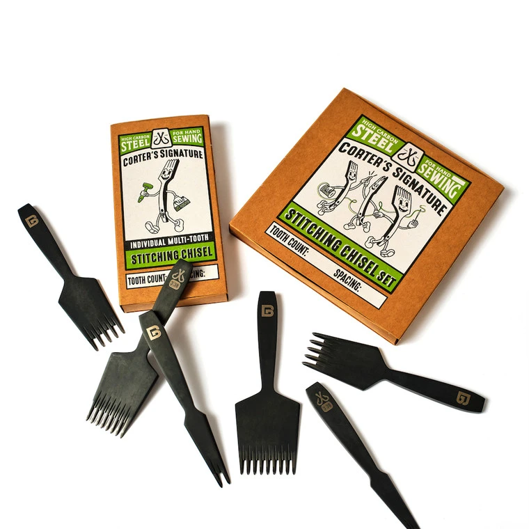 BG & Corter Pricking Irons, Olive/Diamond Style, Multiple Sizes 5 BG & Corter Pricking Irons, Olive/Diamond Style, Multiple Sizes - Image 3