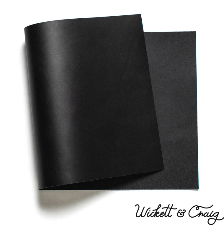 Wickett & Craig English Bridle Leather Panels, Black 3 Wickett & Craig English Bridle Leather Panels, Black