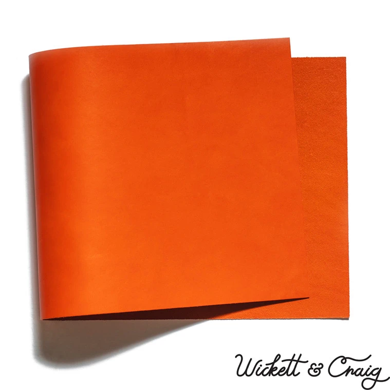 Wickett & Craig English Bridle Leather Panels, Carrot 3 Wickett & Craig English Bridle Leather Panels, Carrot