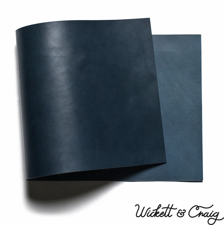 Wickett & Craig English Bridle Leather Panels, Navy 3 Wickett & Craig English Bridle Leather Panels, Navy