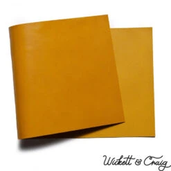 Wickett & Craig English Bridle Leather Panels, Mustard