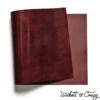 Wickett & Craig Traditional Harness Leather Panels, Burgundy -Buckleguy Leather Panel Wickett Craig Traditional Harness Burgundy 37676.1562101714