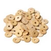 Wickett & Craig Natural Tooling, Leather Washers, 100 Pieces -Buckleguy Leather Washers Natural 58111.1707177293