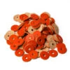 Wickett & Craig English Bridle Leather Washers, Carrot, 100 Pieces 2 Wickett & Craig English Bridle Leather Washers, Carrot, 100 Pieces -Buckleguy Leather Washers Orange Carrot 95147.1707177391