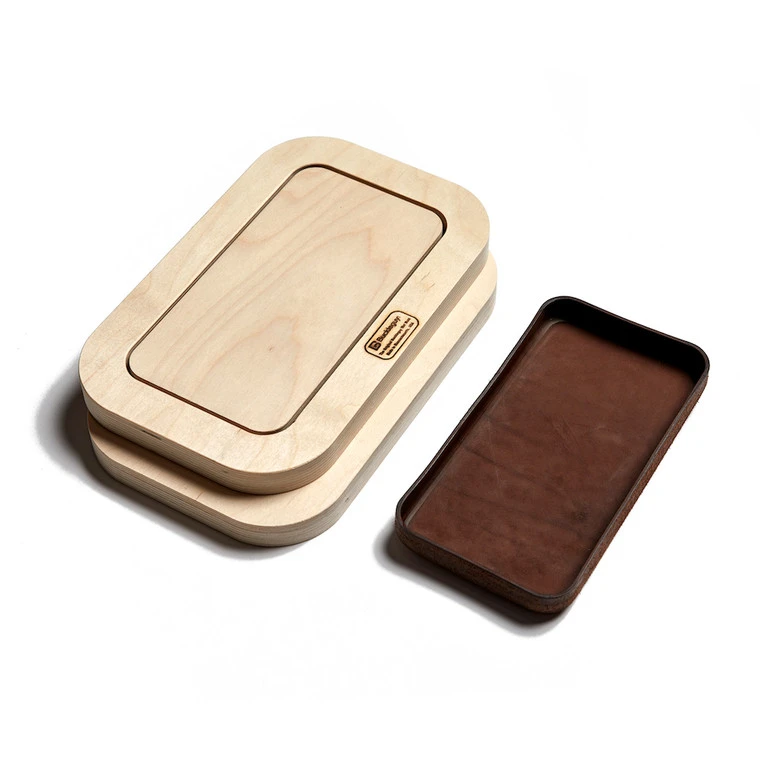 Leather Wet Mold DIY, Rectangle 9.5" X 5" Leather Tray, 3 Pc Set 3 Leather Wet Mold DIY, Rectangle 9.5" X 5" Leather Tray, 3 Pc Set