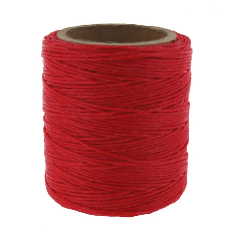 Maine Thread, Twisted Waxed Cord, 70 Yard Spool, Flame Red 3 Maine Thread, Twisted Waxed Cord, 70 Yard Spool, Flame Red
