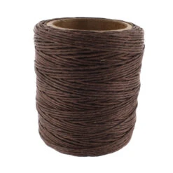 Maine Thread, Twisted Waxed Cord, 70 Yard Spool, Brown