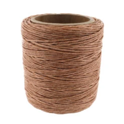 Maine Thread, Twisted Waxed Cord, 70 Yard Spool, Bark Tan