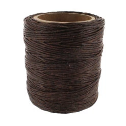 Maine Thread, Twisted Waxed Cord, 70 Yard Spool, Chestnut
